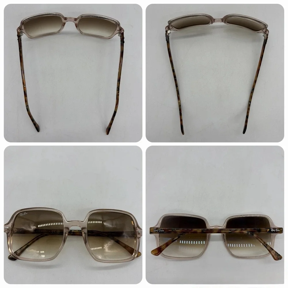 Ray Ban Womens Sunglasses RB 1973 1281/51 Square II 53-20-140 Grandiant Brown